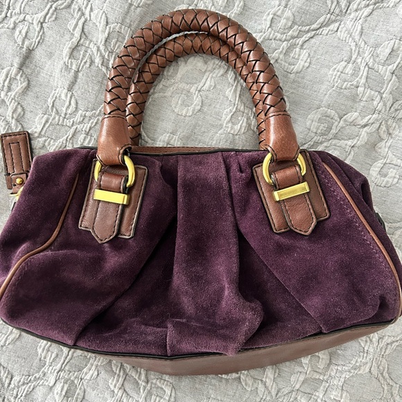 BR Purple Suede Handbag - Picture 4 of 6